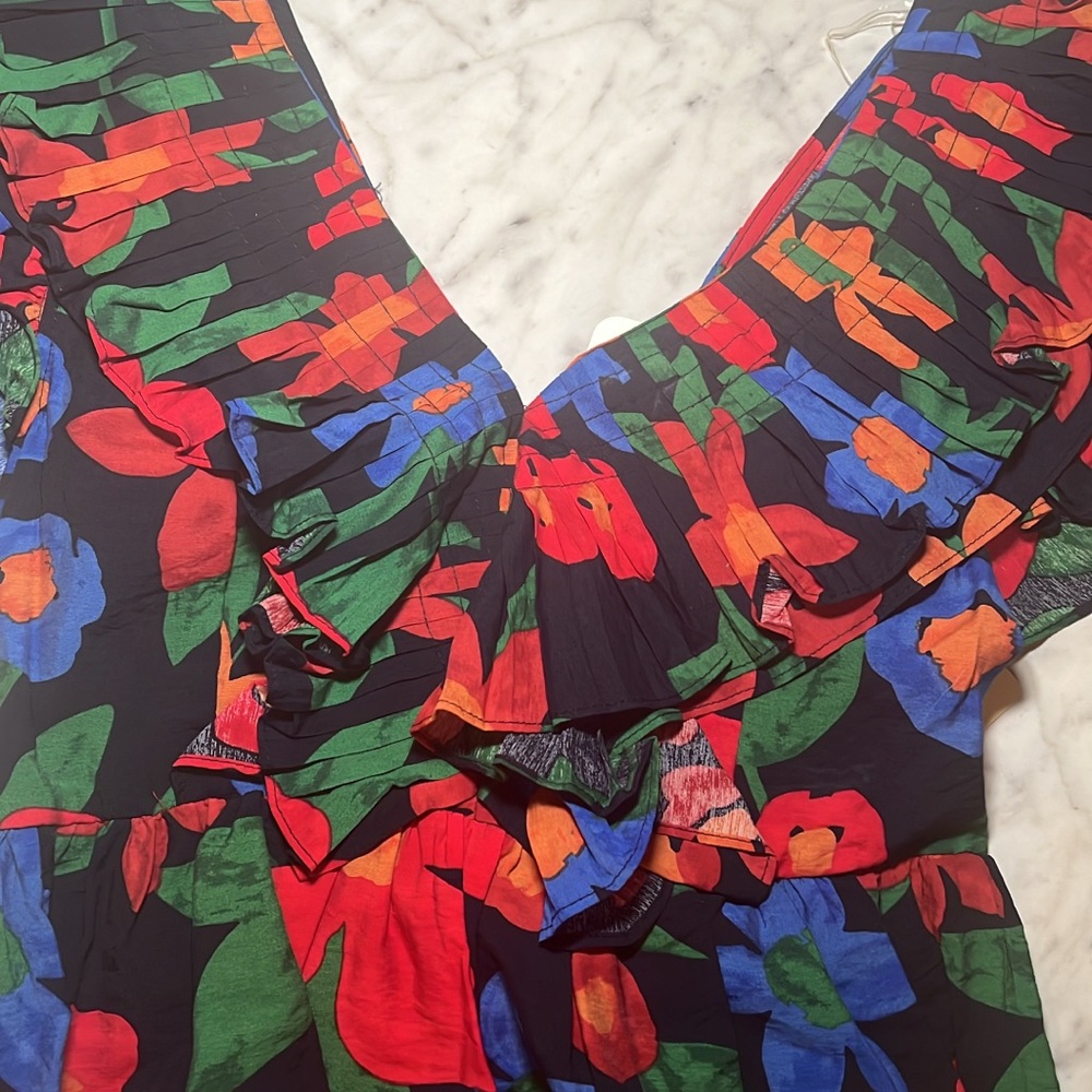 Floral Multicolor Women's Top